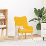 Casa si Gradina - Mobilier - Scaune si fotolii - Fotolii - Fotoliu de relaxare, galben deschis, material raiat - Infinity.ro