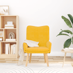 Casa si Gradina - Mobilier - Scaune si fotolii - Fotolii - Fotoliu de relaxare, galben deschis, material raiat - Infinity.ro
