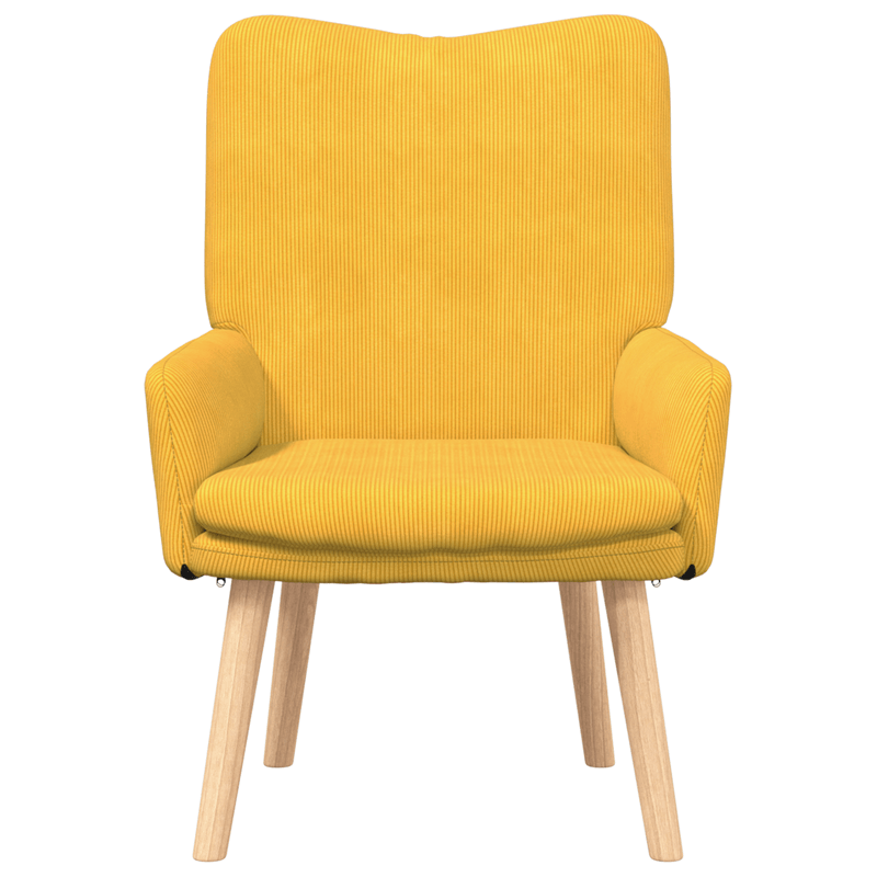 Casa si Gradina - Mobilier - Scaune si fotolii - Fotolii - Fotoliu de relaxare, galben deschis, material raiat - Infinity.ro