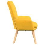 Casa si Gradina - Mobilier - Scaune si fotolii - Fotolii - Fotoliu de relaxare, galben deschis, material raiat - Infinity.ro
