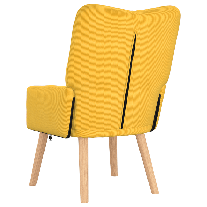 Casa si Gradina - Mobilier - Scaune si fotolii - Fotolii - Fotoliu de relaxare, galben deschis, material raiat - Infinity.ro