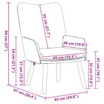 Casa si Gradina - Mobilier - Scaune si fotolii - Fotolii - Fotoliu de relaxare, galben deschis, material raiat - Infinity.ro