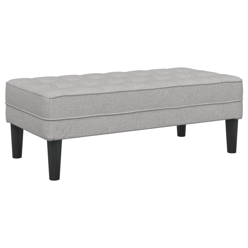 Casa si Gradina - Mobilier - Canapele si coltare - Banchete - Banca, gri nor, 113x57x39 cm, textil - Infinity.ro