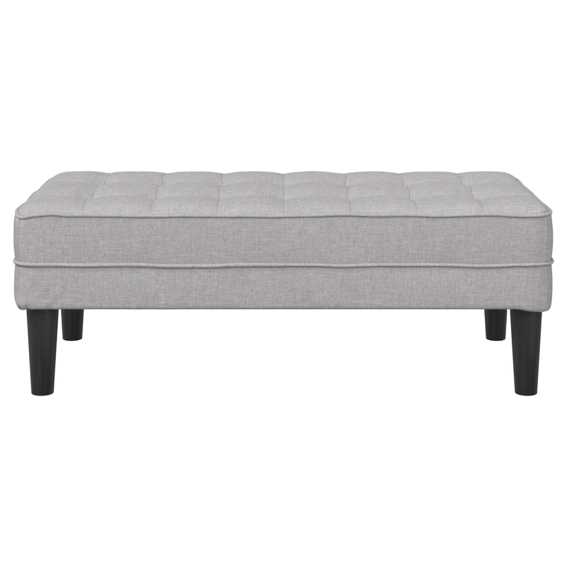 Casa si Gradina - Mobilier - Canapele si coltare - Banchete - Banca, gri nor, 113x57x39 cm, textil - Infinity.ro