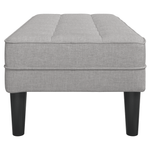 Casa si Gradina - Mobilier - Canapele si coltare - Banchete - Banca, gri nor, 113x57x39 cm, textil - Infinity.ro