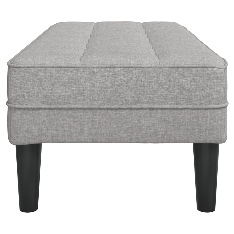 Casa si Gradina - Mobilier - Canapele si coltare - Banchete - Banca, gri nor, 113x57x39 cm, textil - Infinity.ro