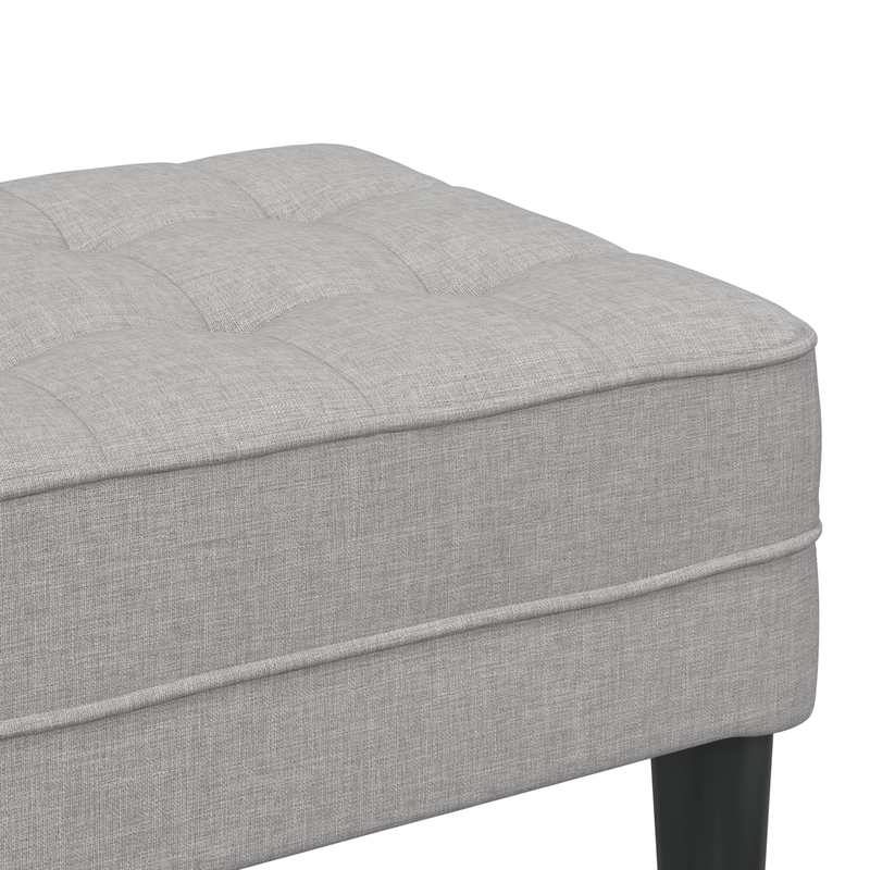 Casa si Gradina - Mobilier - Canapele si coltare - Banchete - Banca, gri nor, 113x57x39 cm, textil - Infinity.ro