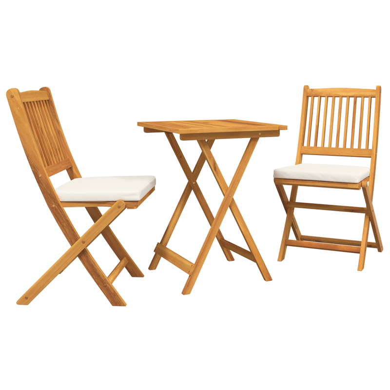 Casa si Gradina - Gradina si terasa - Mobilier exterior - Seturi mobila gradina - Set bistro de gradina, 3 piese, lemn masiv acacia - Infinity.ro