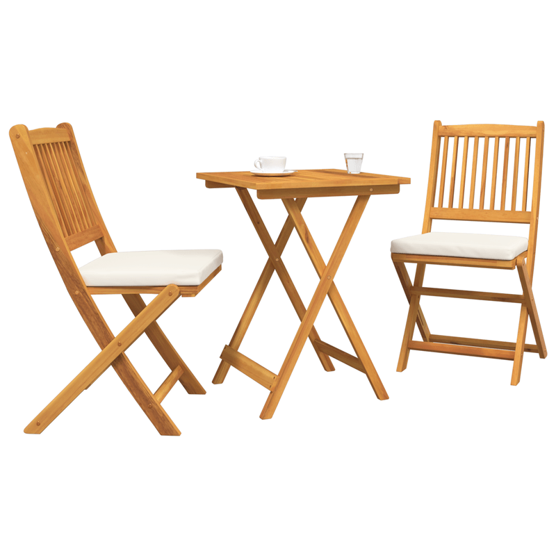 Casa si Gradina - Gradina si terasa - Mobilier exterior - Seturi mobila gradina - Set bistro de gradina, 3 piese, lemn masiv acacia - Infinity.ro