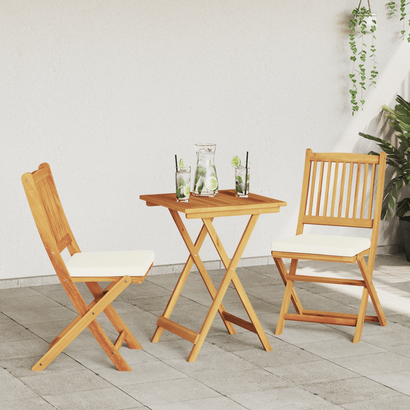 Casa si Gradina - Gradina si terasa - Mobilier exterior - Seturi mobila gradina - Set bistro de gradina, 3 piese, lemn masiv acacia - Infinity.ro