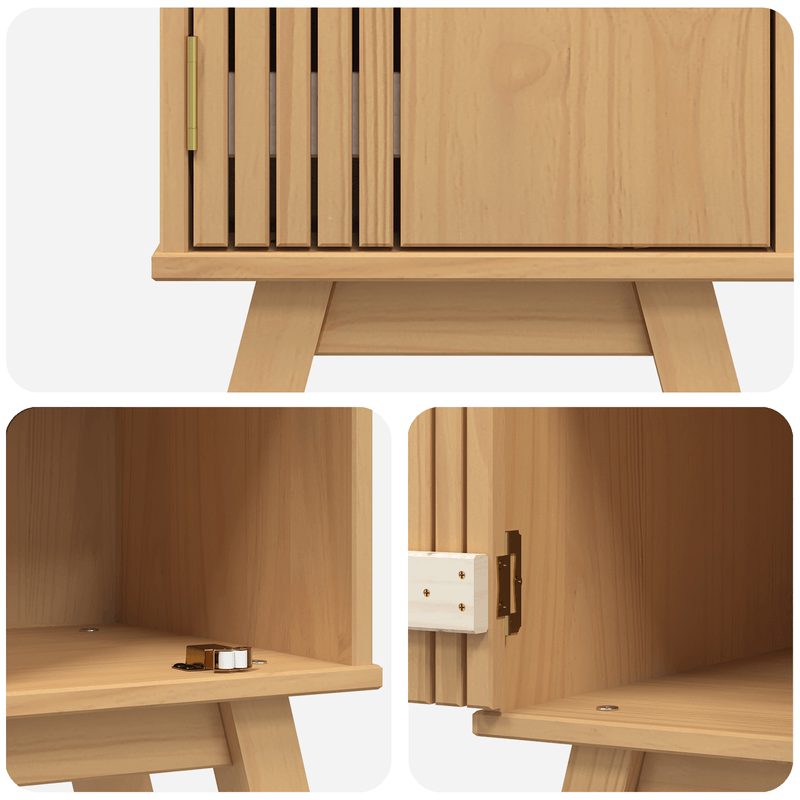 Casa si Gradina - Mobilier - Mobilier baie - Comode baie - Dulap de baie, maro, 35x30x159 cm, lemn masiv de pin - Infinity.ro