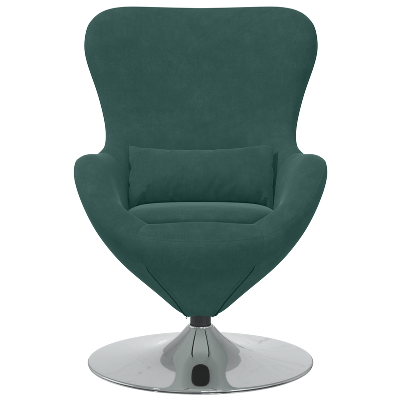 Casa si Gradina - Mobilier - Scaune si fotolii - Fotolii - Fotoliu Tip Ou Catifea Verde Intunecat - Infinity.ro