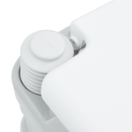 Sport si Outdoor - Camping - Mobilier pentru camping - Alte piese de mobilier pentru camping - Toaleta portabila, gri & alb, plastic, 20 L - Infinity.ro