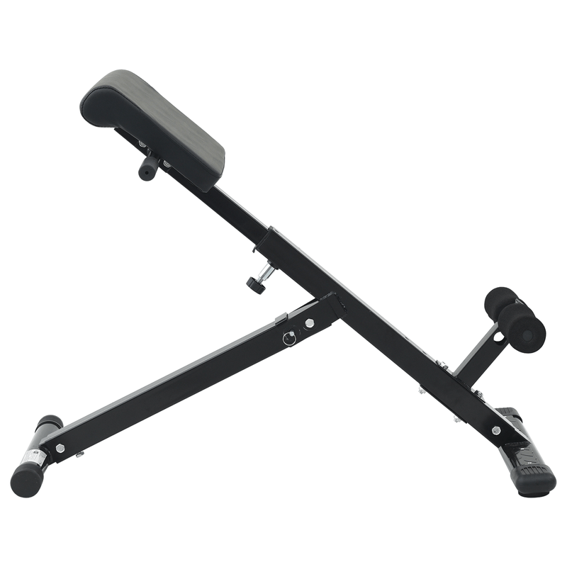 Sport si Outdoor - Fitness - Aparate fitness - Aparate si banci multifunctionale - Banca pentru hiperextensii 120 kg pliabila si ajustabila din otel - Infinity.ro