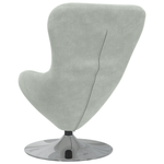Casa si Gradina - Mobilier - Scaune si fotolii - Fotolii - Fotoliu ou  din catifea gri deschis - Infinity.ro