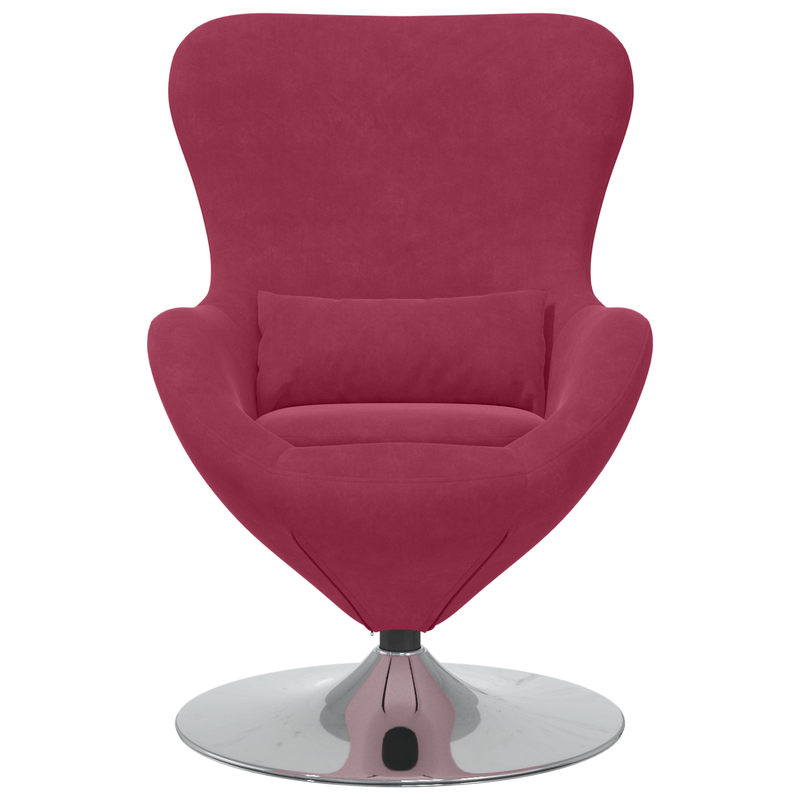 Casa si Gradina - Mobilier - Scaune si fotolii - Fotolii - Fotoliu ou  din catifea rosie bordata - Infinity.ro