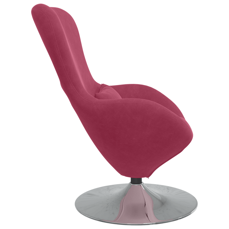 Casa si Gradina - Mobilier - Scaune si fotolii - Fotolii - Fotoliu ou  din catifea rosie bordata - Infinity.ro