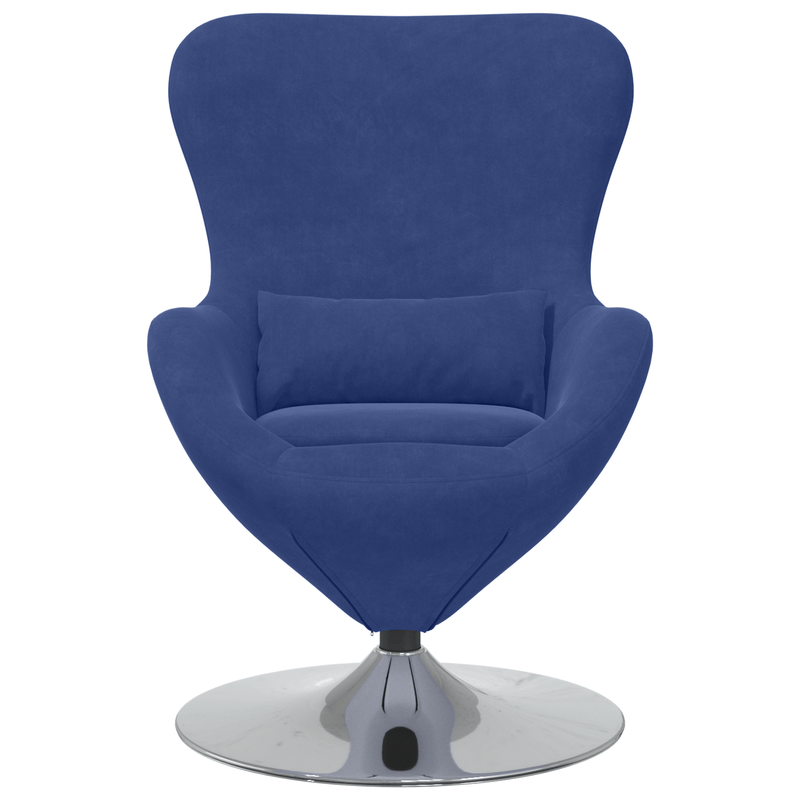 Casa si Gradina - Mobilier - Scaune si fotolii - Fotolii - Fotoliul Ovoid Albastru Politie Velvet - Infinity.ro