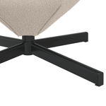 Casa si Gradina - Mobilier - Scaune si fotolii - Fotolii - Fotoliu tip ou, gri deschis, material similar lana - Infinity.ro