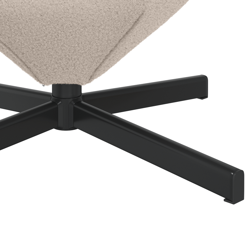 Casa si Gradina - Mobilier - Scaune si fotolii - Fotolii - Fotoliu tip ou, gri deschis, material similar lana - Infinity.ro