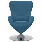 Casa si Gradina - Mobilier - Scaune si fotolii - Fotolii - Fotoliul Egg  din catifea albastra - Infinity.ro