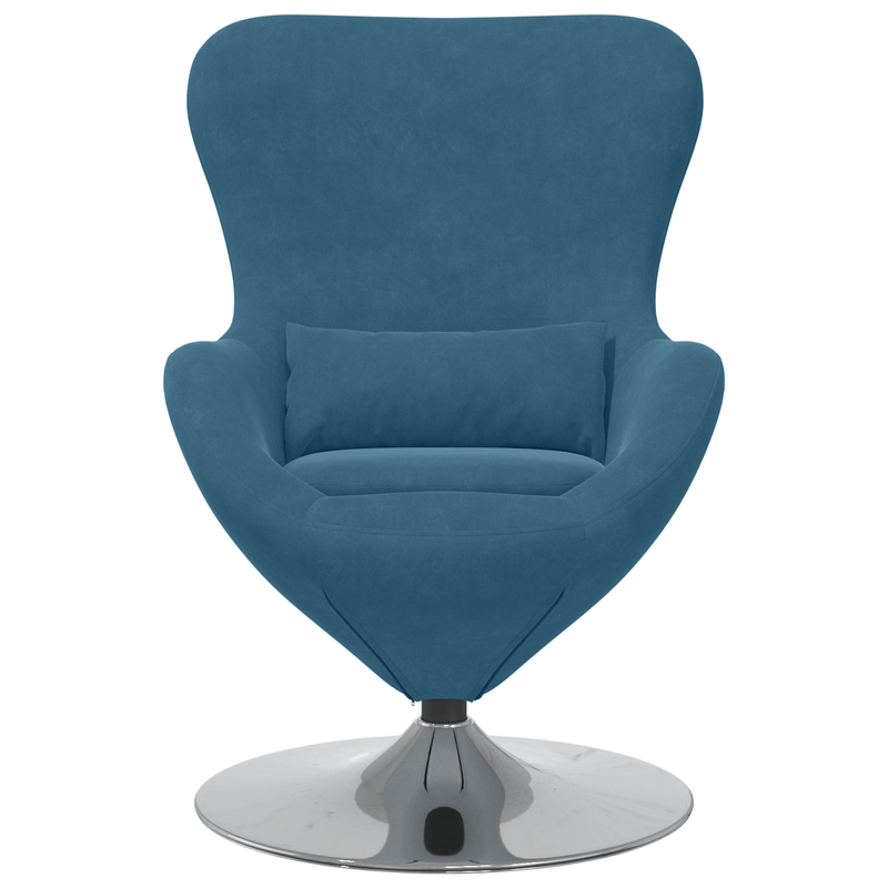 Casa si Gradina - Mobilier - Scaune si fotolii - Fotolii - Fotoliul Egg  din catifea albastra - Infinity.ro