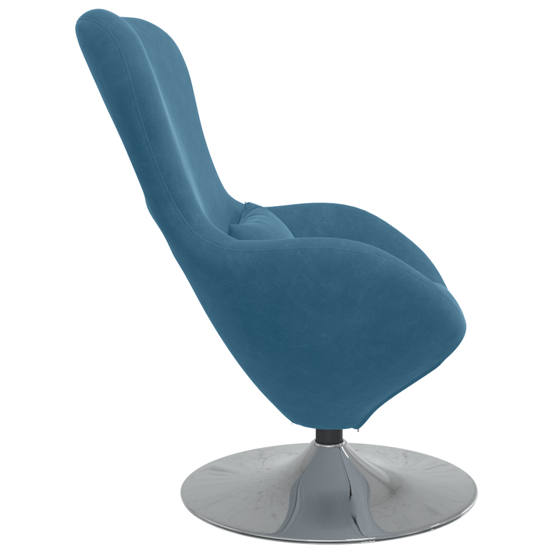 Casa si Gradina - Mobilier - Scaune si fotolii - Fotolii - Fotoliul Egg  din catifea albastra - Infinity.ro