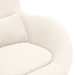 Casa si Gradina - Mobilier - Scaune si fotolii - Fotolii - Fotoliu tip ou, crem, material similar lana - Infinity.ro