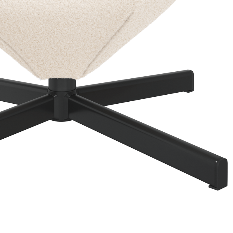Casa si Gradina - Mobilier - Scaune si fotolii - Fotolii - Fotoliu tip ou, crem, material similar lana - Infinity.ro