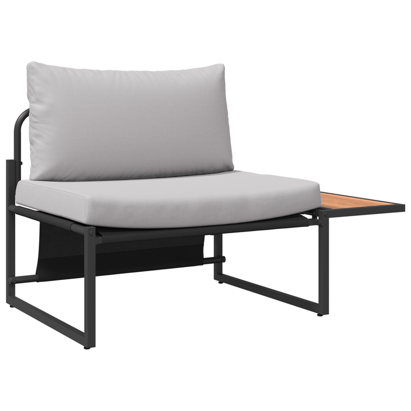 Casa si Gradina - Gradina si terasa - Mobilier exterior - Seturi mobila gradina - Set mobilier de gradina, 2 piese, single cu perne gri deschis - Infinity.ro