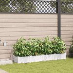 Casa si Gradina - Gradinarit si plante - Plante si ghivece - Ghivece si suporturi - Jardiniere de gradina cu sistem de irigatie, 4 buc. alb - Infinity.ro