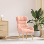 Casa si Gradina - Mobilier - Scaune si fotolii - Fotolii - Fotoliu de relaxare, roz, material similar lana - Infinity.ro