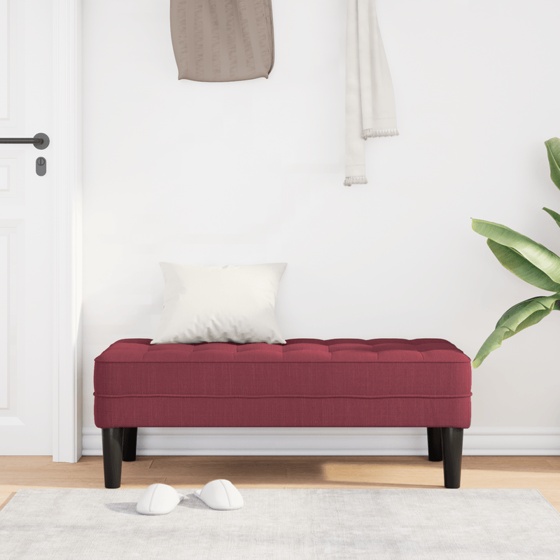 Casa si Gradina - Mobilier - Canapele si coltare - Banchete - Banca, bordo, 113x57x39 cm, textil - Infinity.ro