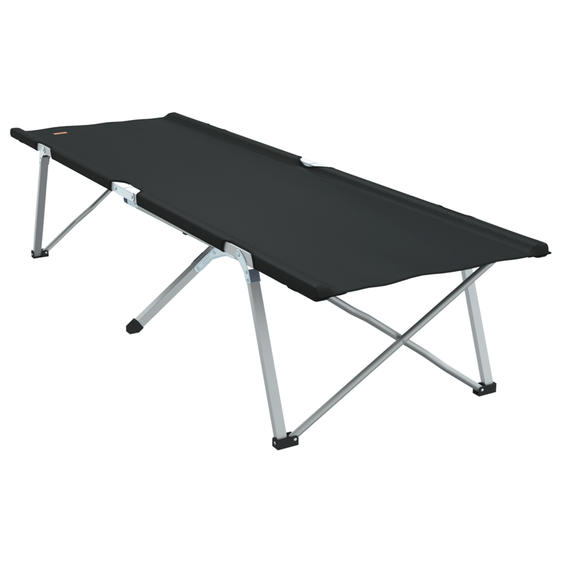 Sport si Outdoor - Camping - Mobilier pentru camping - Alte piese de mobilier pentru camping - Pat pliabil de camping cu geanta de transport Negru 600D Oxford Fabric - Infinity.ro