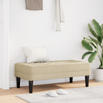 Casa si Gradina - Mobilier - Canapele si coltare - Banchete - Banca, crem, 113x57x39 cm, textil - Infinity.ro