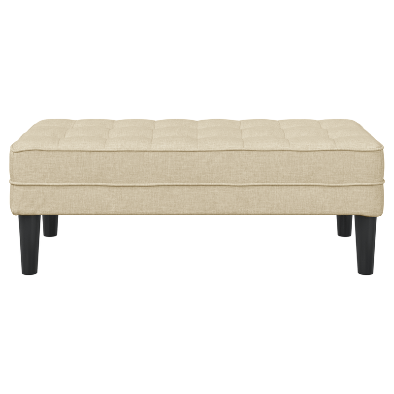Casa si Gradina - Mobilier - Canapele si coltare - Banchete - Banca, crem, 113x57x39 cm, textil - Infinity.ro