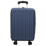 Sport si Outdoor - Articole de voiaj - Genti voiaj - Valiza pliabila Hard Shell 20'' Albastru inchis 34x23x55.5 cm ABS - Infinity.ro