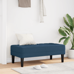 Casa si Gradina - Mobilier - Canapele si coltare - Banchete - Banca, albastru, 113x57x39 cm, textil - Infinity.ro