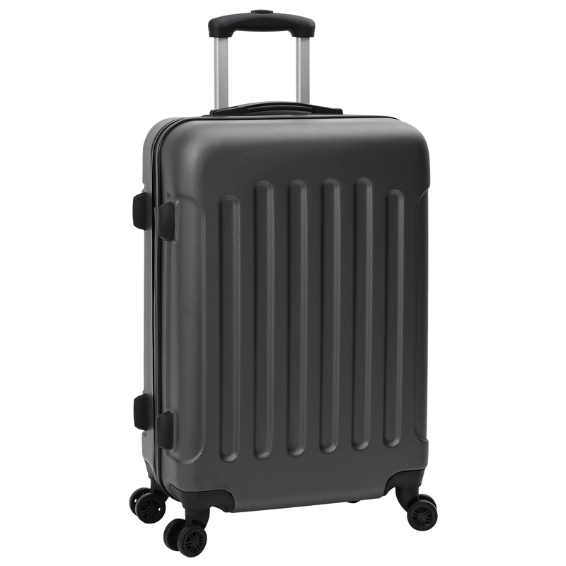 Sport si Outdoor - Articole de voiaj - Genti voiaj - Set de valize 3 piese Carcasa tare Gri inchis 20'' 24'' 28'' ABS - Infinity.ro