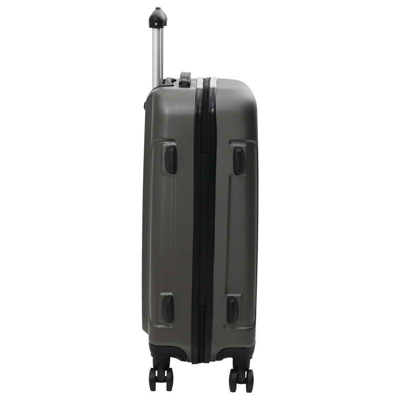 Sport si Outdoor - Articole de voiaj - Genti voiaj - Set de valize 3 piese Carcasa tare Gri inchis 20'' 24'' 28'' ABS - Infinity.ro
