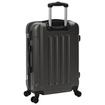 Sport si Outdoor - Articole de voiaj - Genti voiaj - Set de valize 3 piese Carcasa tare Gri inchis 20'' 24'' 28'' ABS - Infinity.ro