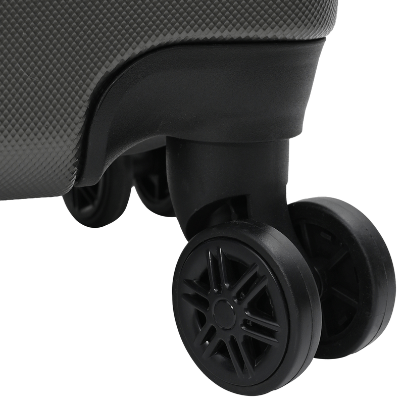 Sport si Outdoor - Articole de voiaj - Genti voiaj - Set de valize 3 piese Carcasa tare Gri inchis 20'' 24'' 28'' ABS - Infinity.ro