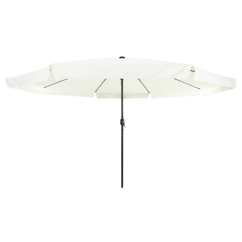 Casa si Gradina - Gradina si terasa - Umbrele si pavilioane - Umbrele - Umbrela de gradina cu LED-uri, ø395x245 cm, alb nisipiu - Infinity.ro