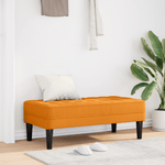 Casa si Gradina - Mobilier - Canapele si coltare - Banchete - Banca, galben inchis, 113x57x39 cm, textil - Infinity.ro