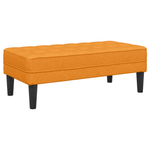 Casa si Gradina - Mobilier - Canapele si coltare - Banchete - Banca, galben inchis, 113x57x39 cm, textil - Infinity.ro