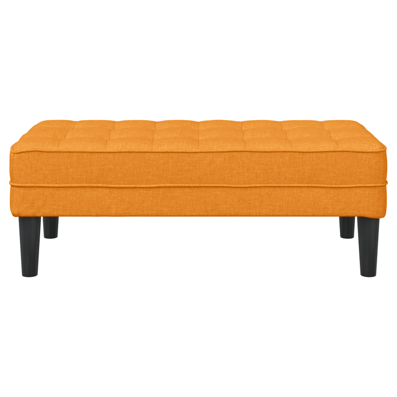 Casa si Gradina - Mobilier - Canapele si coltare - Banchete - Banca, galben inchis, 113x57x39 cm, textil - Infinity.ro
