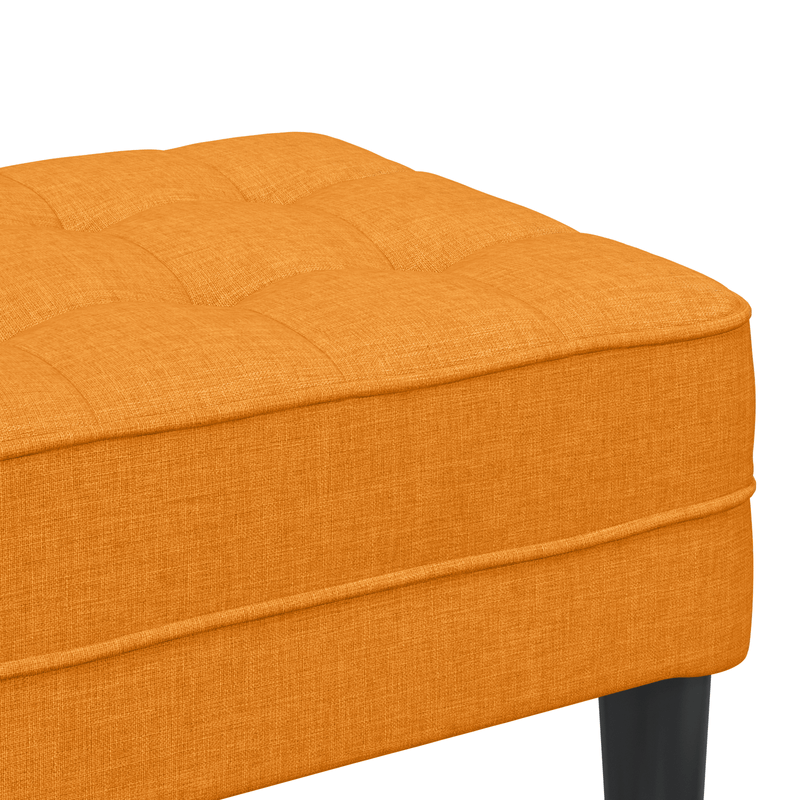 Casa si Gradina - Mobilier - Canapele si coltare - Banchete - Banca, galben inchis, 113x57x39 cm, textil - Infinity.ro