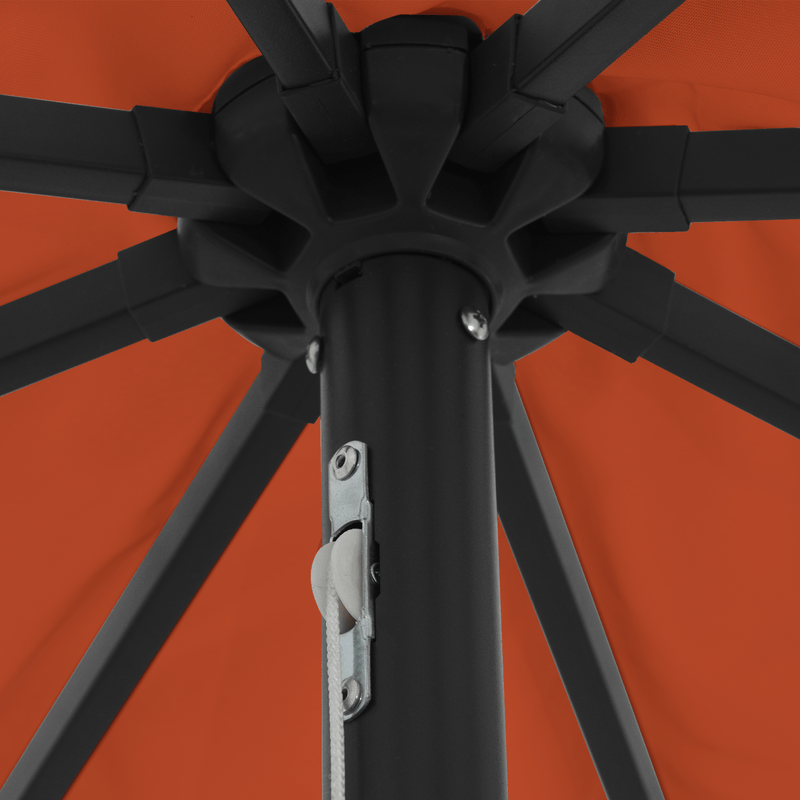 Casa si Gradina - Gradina si terasa - Umbrele si pavilioane - Umbrele - Umbrela de gradina cu LED-uri, ø395x245 cm, caramiziu - Infinity.ro