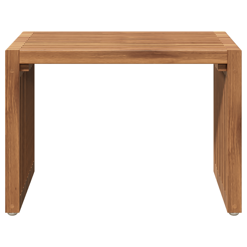 Casa si Gradina - Gradina si terasa - Mobilier exterior - Mese gradina - Masa laterala pentru gradina 50x32.5x35 cm Lemn masiv de tec - Infinity.ro