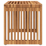 Casa si Gradina - Gradina si terasa - Mobilier exterior - Mese gradina - Masa laterala pentru gradina 50x32.5x35 cm Lemn masiv de tec - Infinity.ro